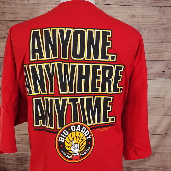 VINTAGE DEADSTOCK BIG DADDY GEAR SHORT SLEEVE RED T-SHIRT SZ 2XL NEW! 00s Y2K - Picture 5 of 8